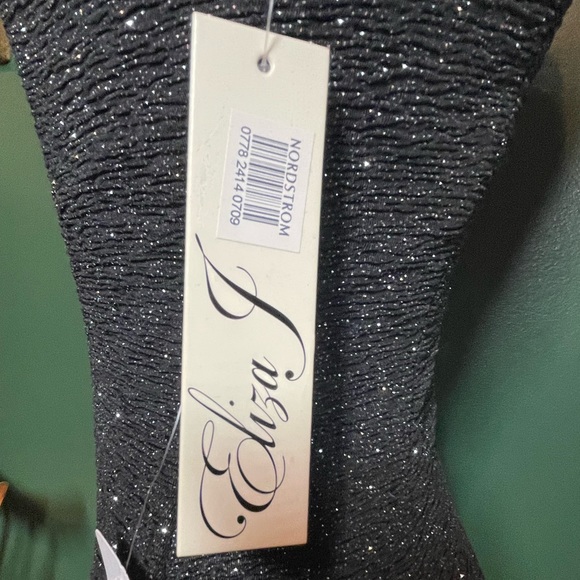 NWT Classic black Eliza J Evening Gown Size 4 - Picture 4 of 8